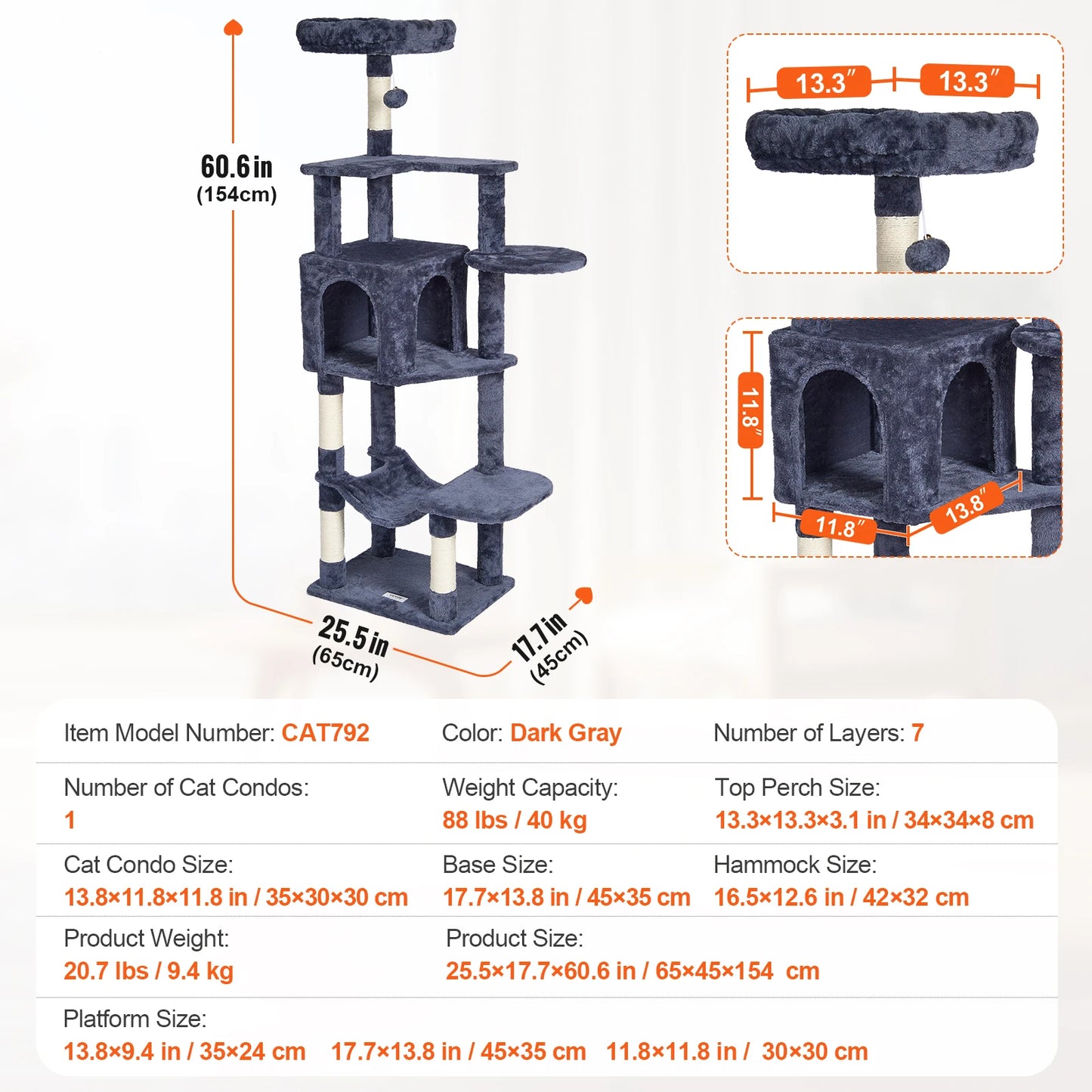 Fantastic cat standing tower!